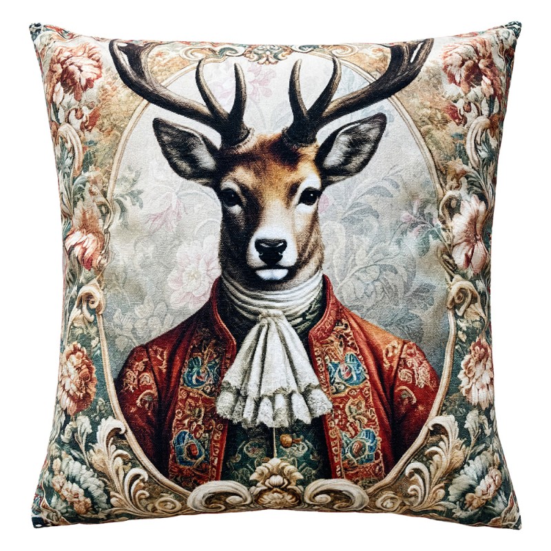 Clayre & Eef Coussin Beige Synthétique