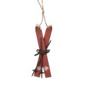 Clayre & Eef Anhänger 5x2x15 cm Rot Holz