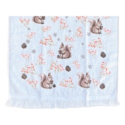 Clayre & Eef Serviette invitée Blanc
