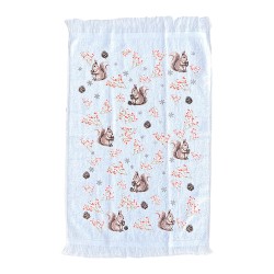 Clayre & Eef Serviette invitée Blanc