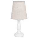Clayre & Eef Lampada da tavolo Bianco Legno