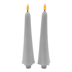 Clayre & Eef Kerzenständer Weiß