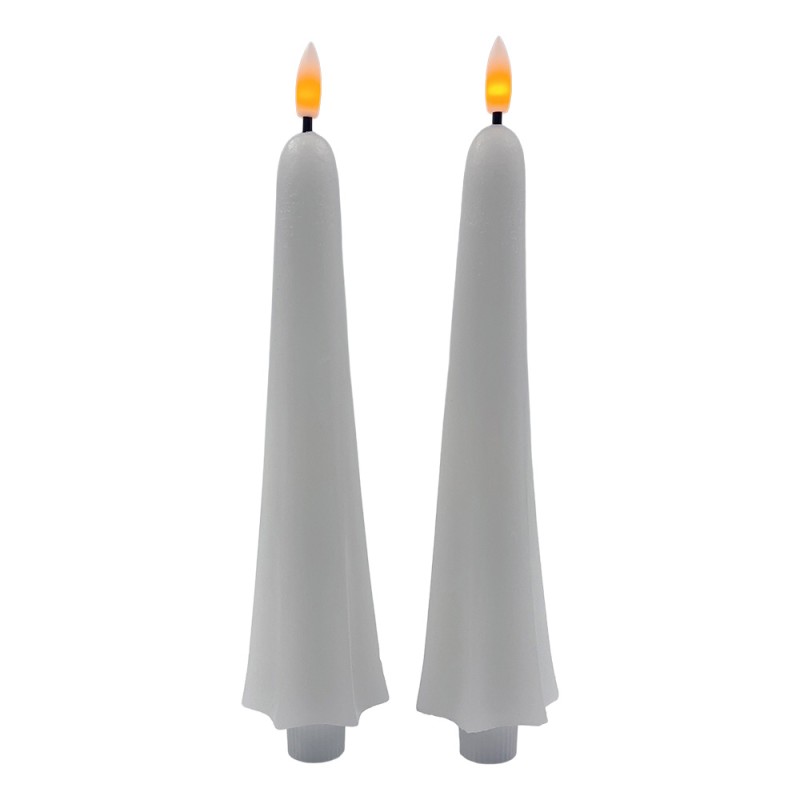 Clayre & Eef Kerzenständer Weiß