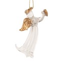 Clayre & Eef Ornamento Natalizio 6x4x7 cm Trasparente Vetro