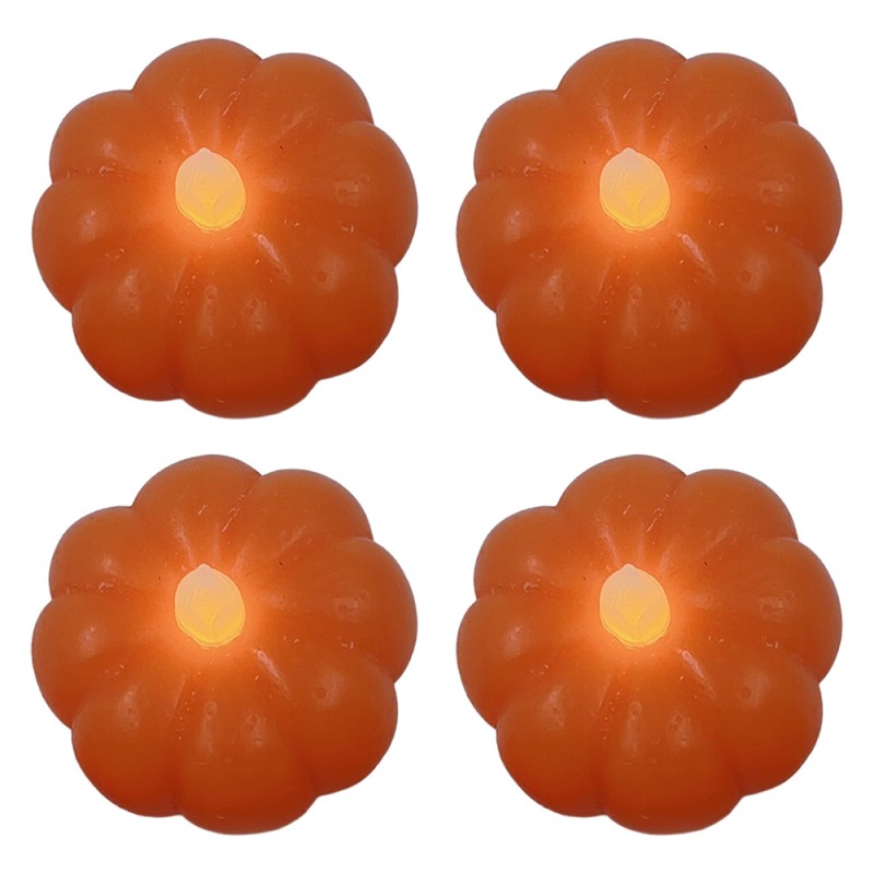 Clayre & Eef Candelabro Arancione
