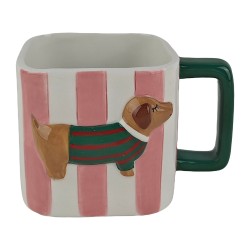 Clayre & Eef Mug 300 ml Rose Céramique