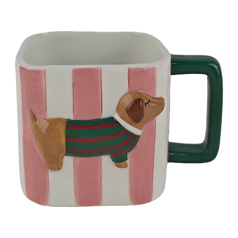 Clayre & Eef Mug 300 ml Rose Céramique