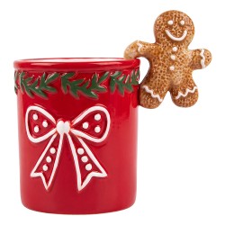 Clayre & Eef Tazza Rosso Ceramica