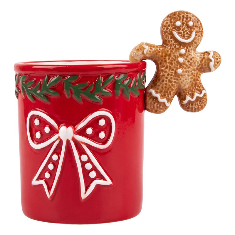 Clayre & Eef Tazza Rosso Ceramica