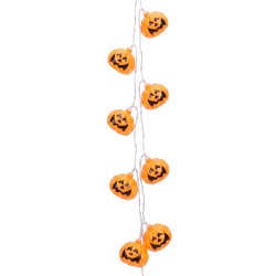Clayre & Eef Decoration Christmas Garland Orange Plastic