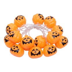 Clayre & Eef Decoration Christmas Garland Orange Plastic