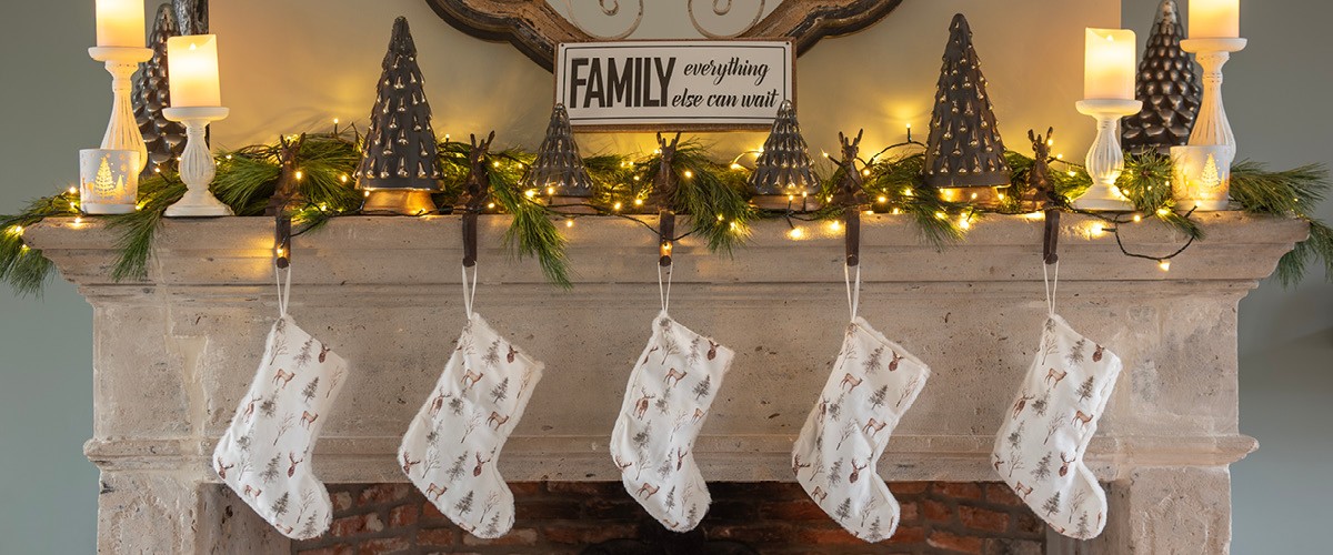 Order Clayre & Eef decorative Christmas stockings online at MilaTonie