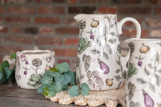 Commander la série de pots de fleurs Clayre & Eef 'The Kitchen Garden' chez MilaTonie