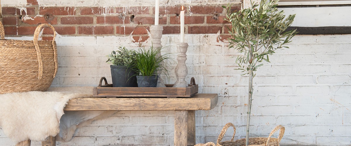 Cache-pot pour plante ou fleur en alu noir oxydé et rustique