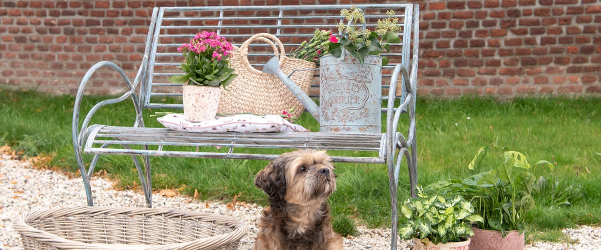 Clayre & Eef tuinbanken online bestellen bij MilaTonie