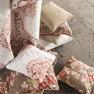 Shabby Chic cushions.