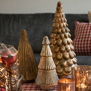 Small table Christmas trees.