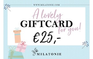 
			                        			Giftcard for him 25