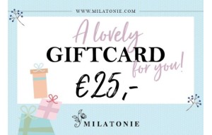 
			                        			Giftcard for him 25